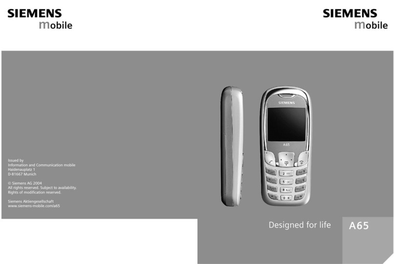 Siemens Mobile A65 manual