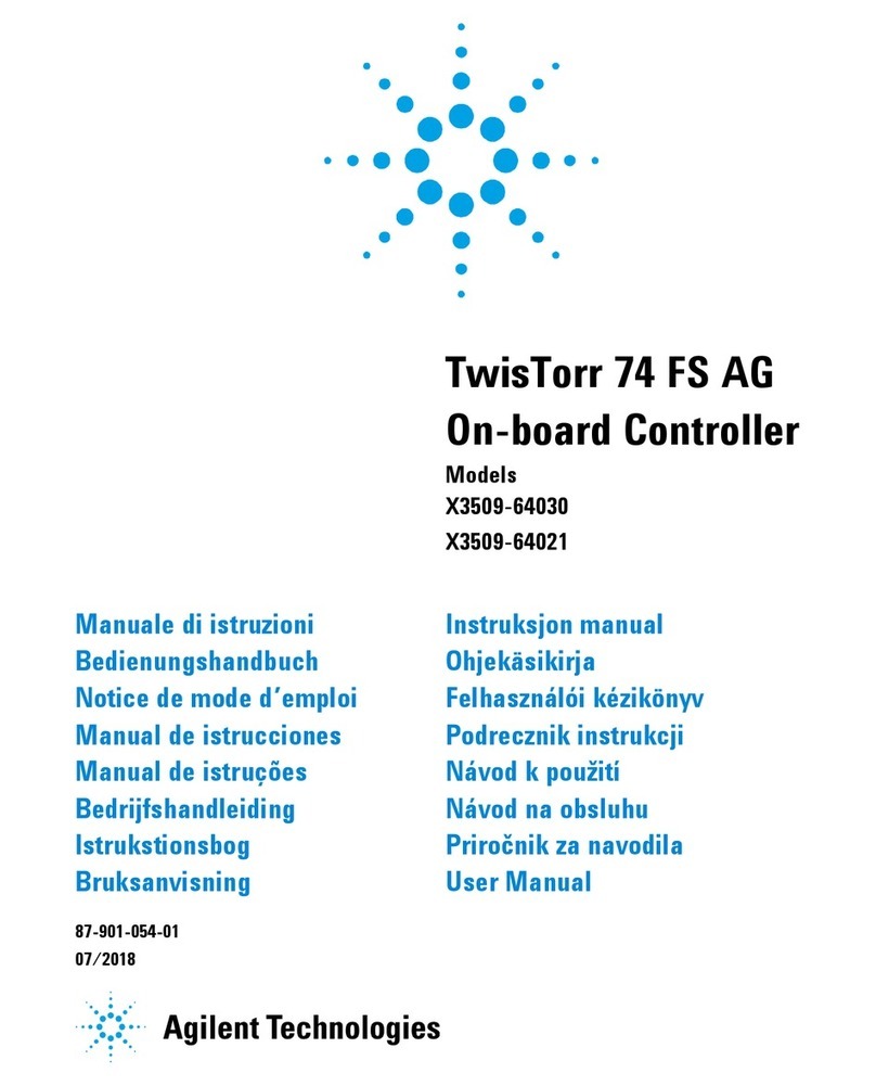 Agilent Technologies TwisTorr 74 FS user manual