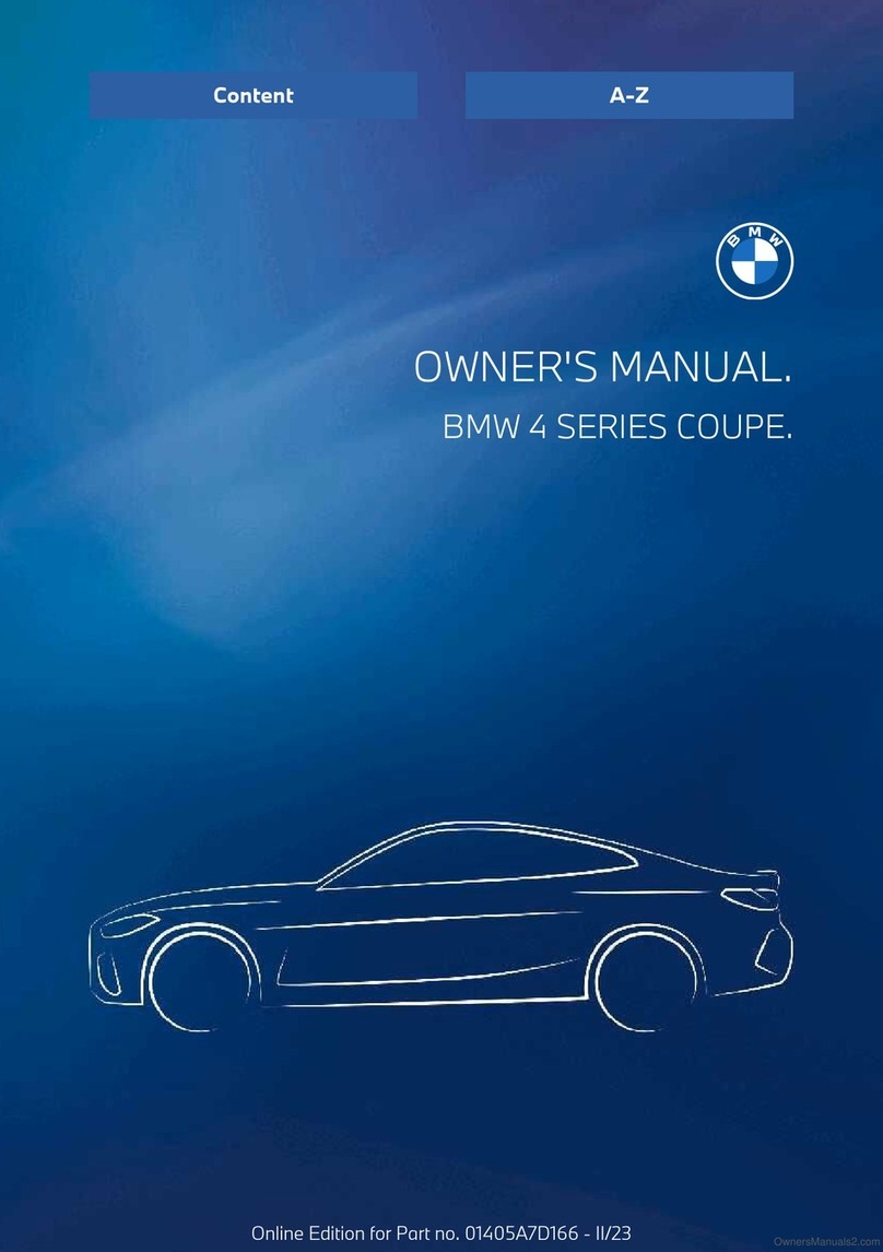 BMW 4 Series 2023 owner's manual