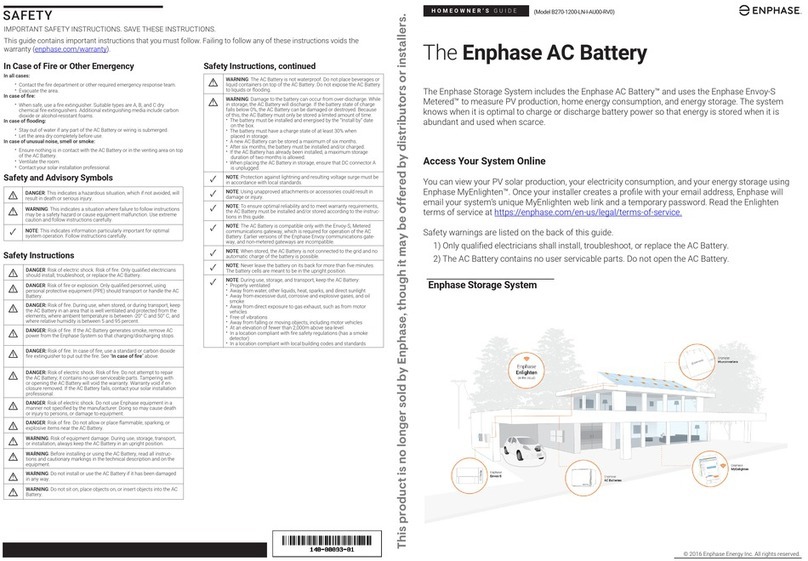 enphase B270-1200-LN-I-AU00-RV0 Assembly instructions