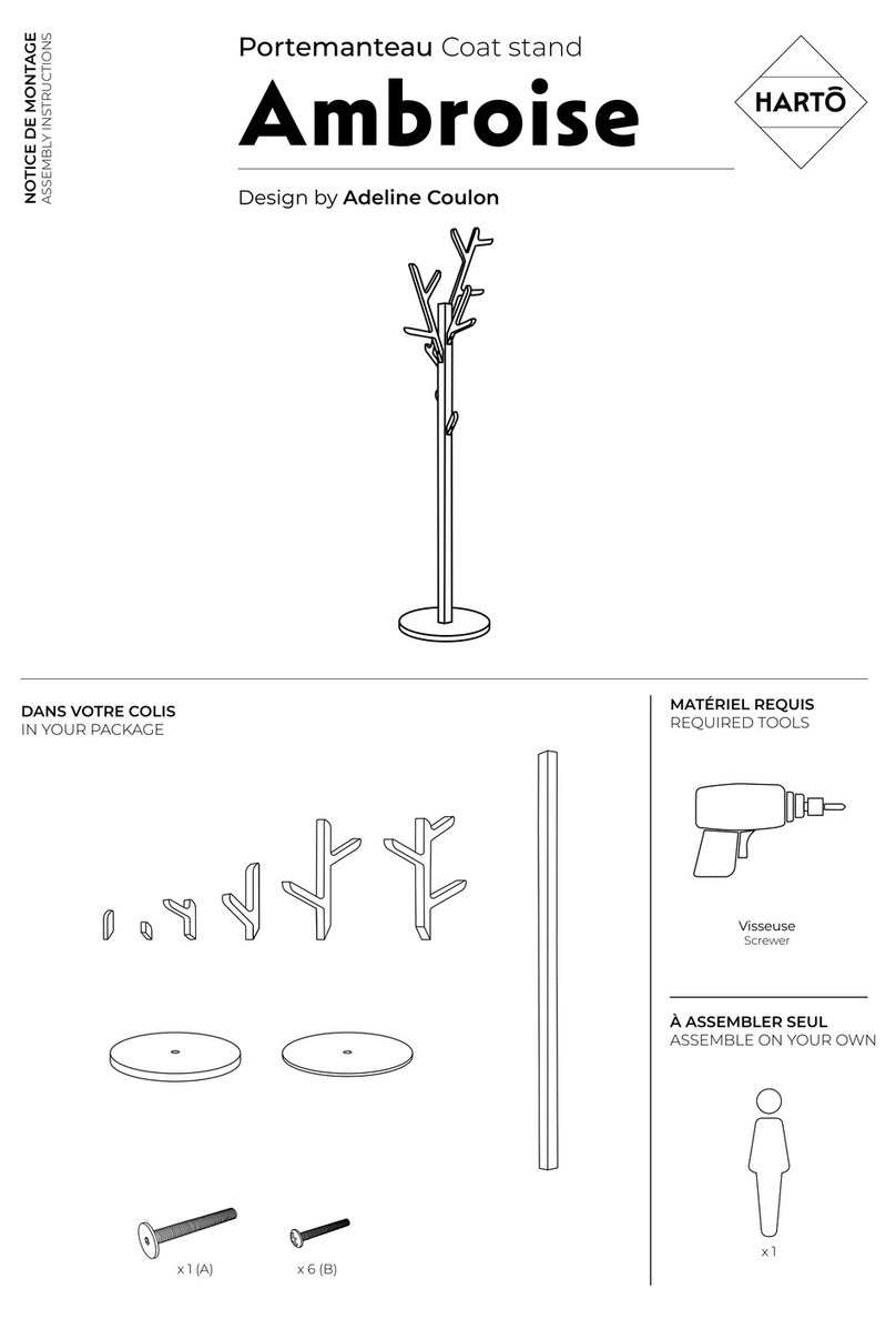 HARTO Portemanteau Ambroise Assembly instructions