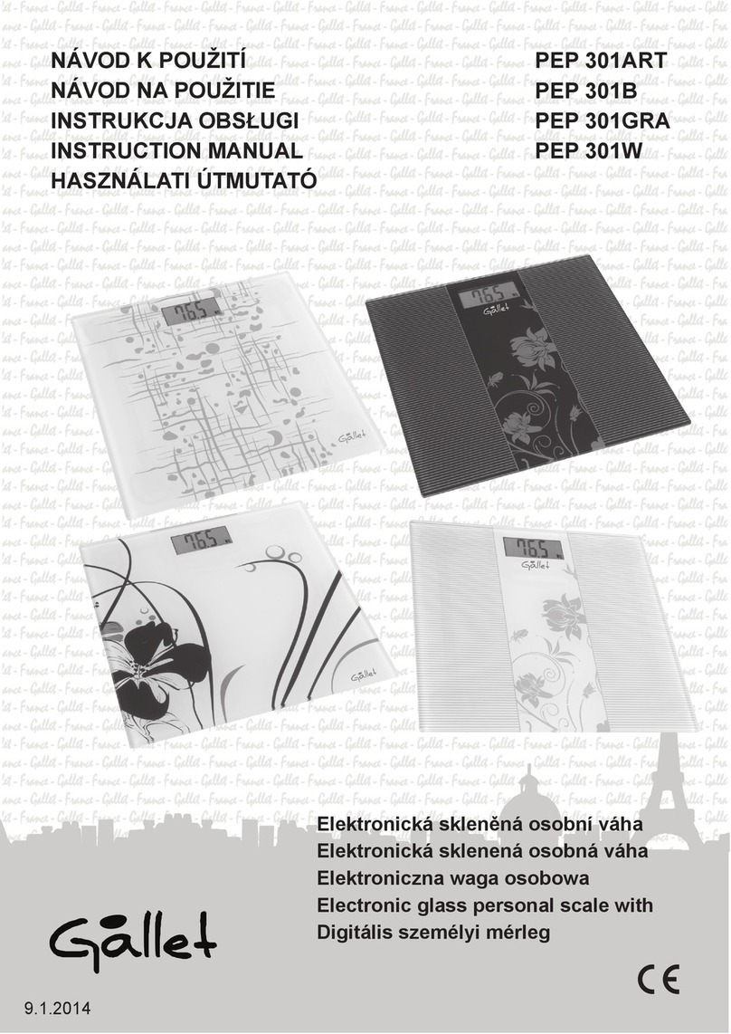 Gallet PEP 301ART User manual