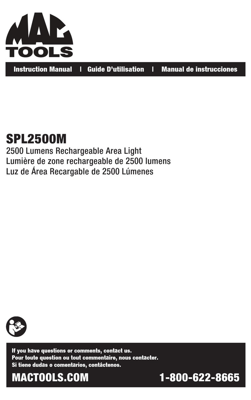 MAC TOOLS SPL2500M instruction manual