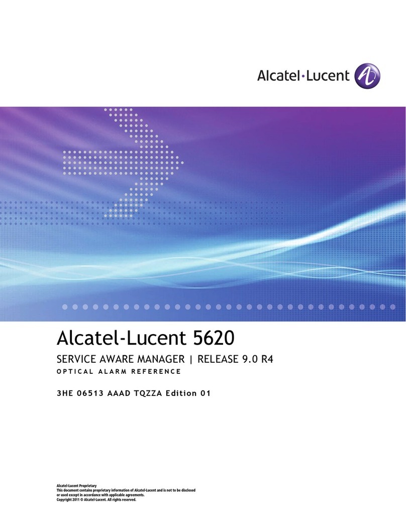 Alcatel-Lucent 5620 User manual
