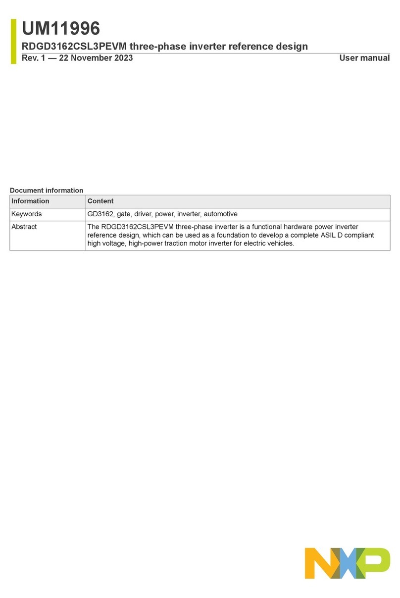 NXP Semiconductors RDGD3162CSL3PEVM user manual