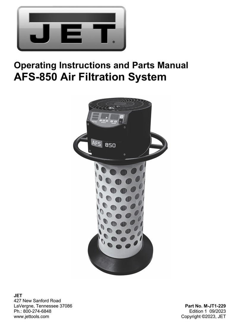 Jet AFS-850 Service manual