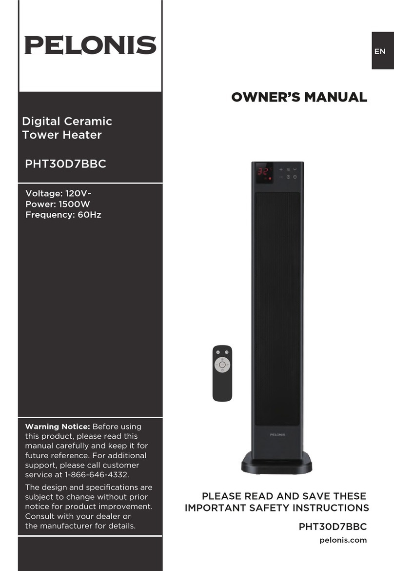 Pelonis PHT30D7BBC User manual