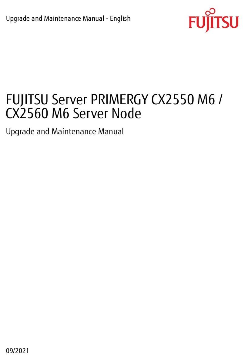 Fujitsu PRIMERGY CX2550 M6 User manual