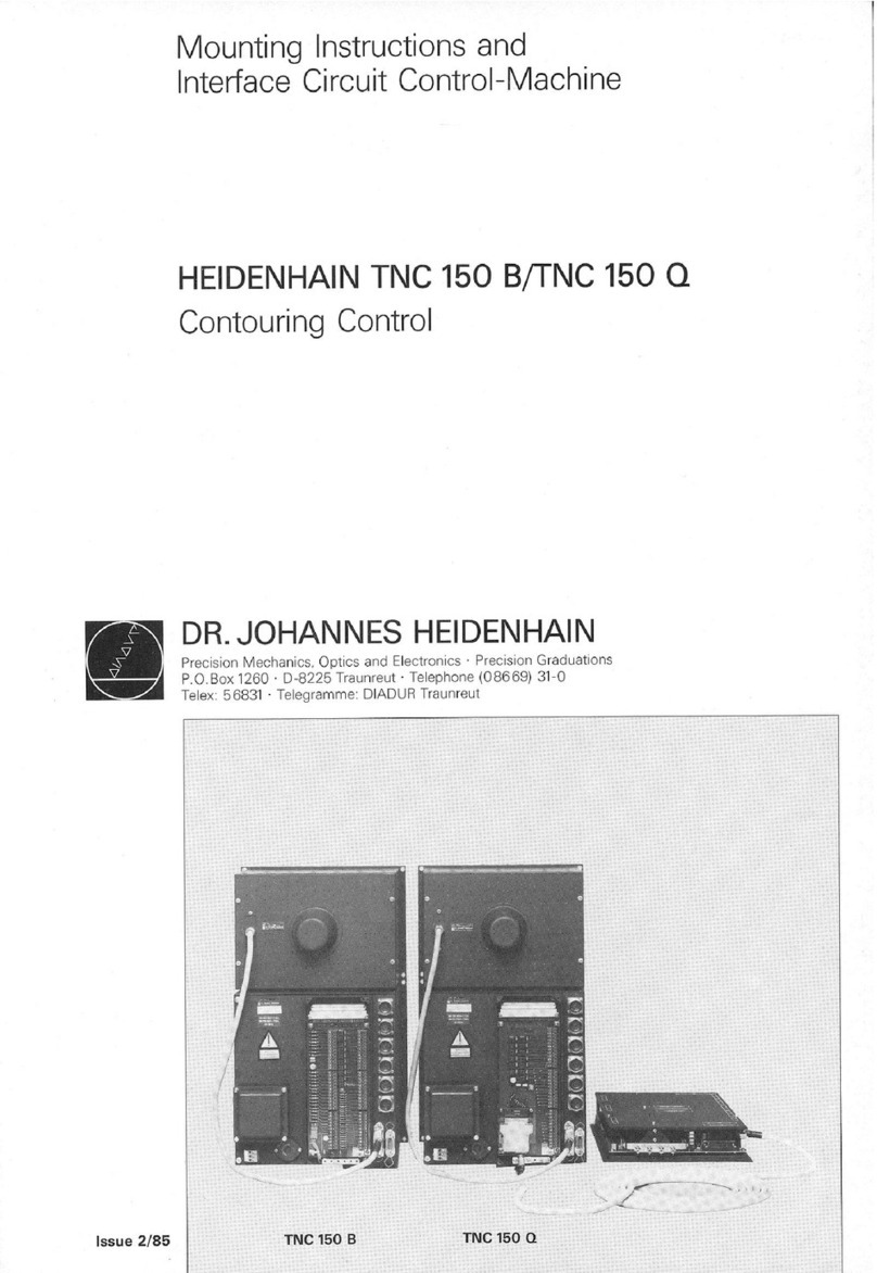 HEIDENHAIN TNC 150 B User manual