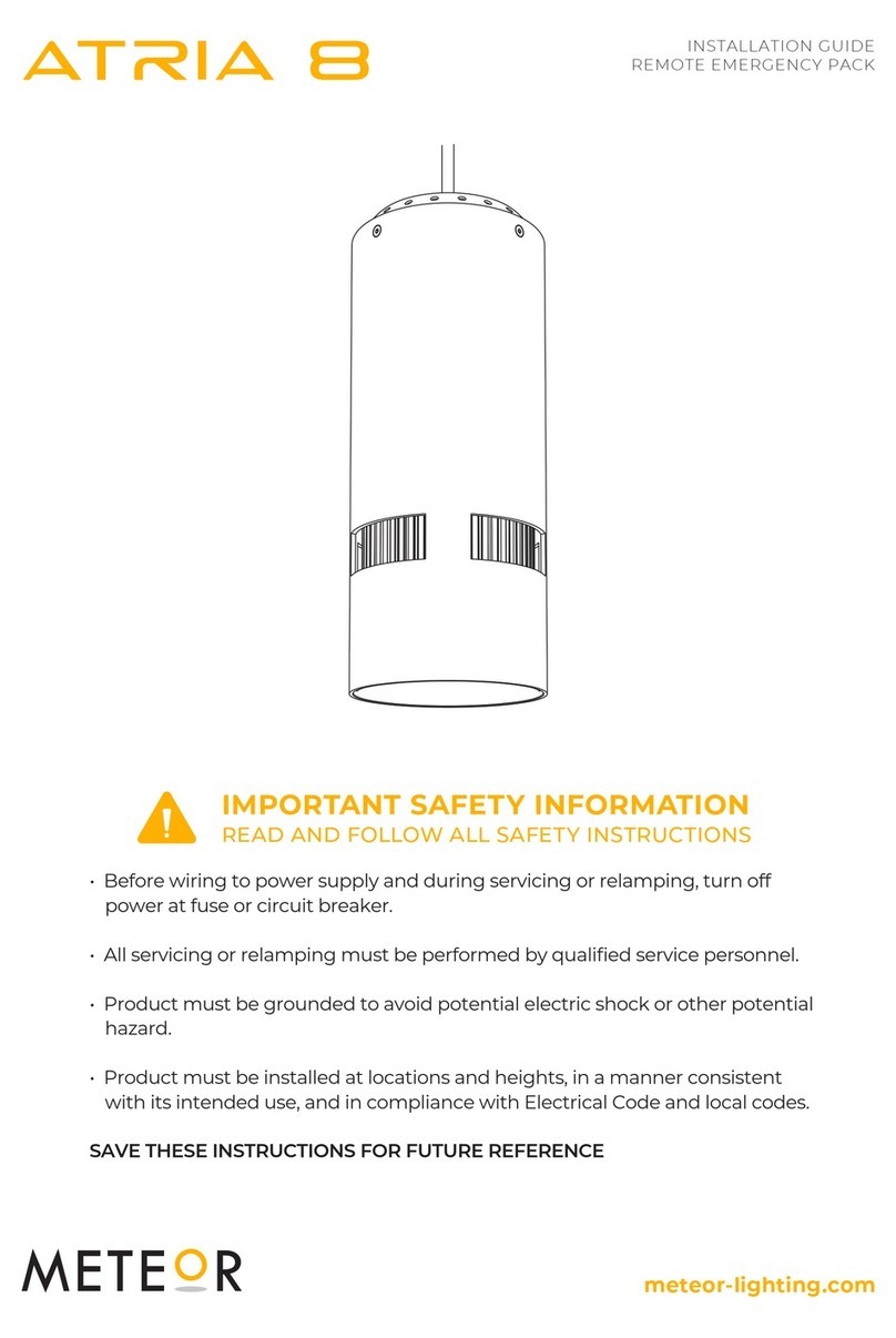 Meteor ATRIA 8 User manual