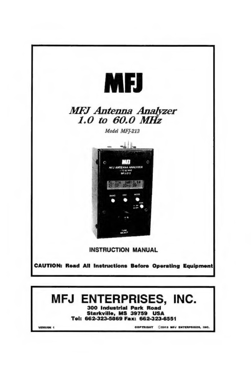 MFJ MFJ-213 instruction manual