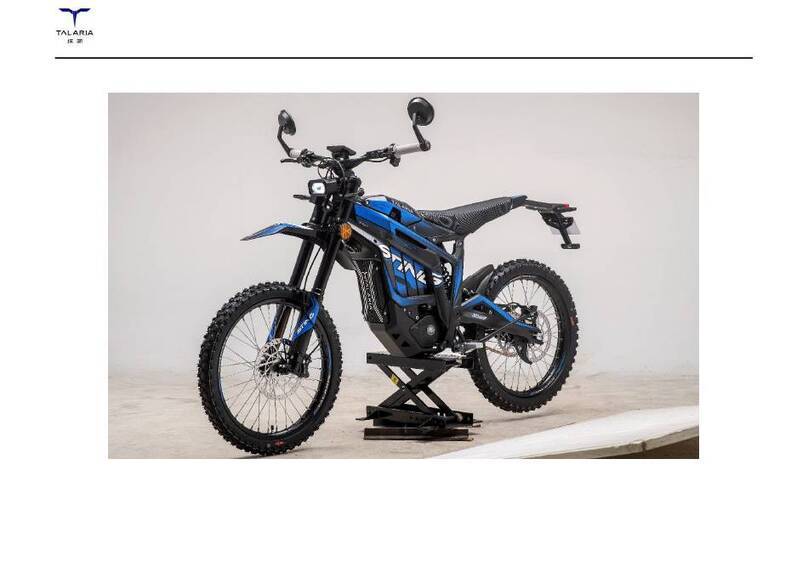 TALARIA STING R L1E owner's manual