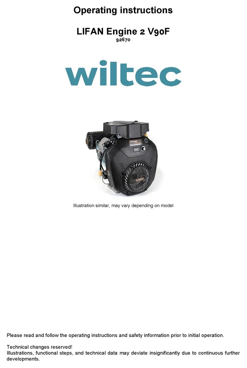 WilTec LIFAN 2V90F User manual