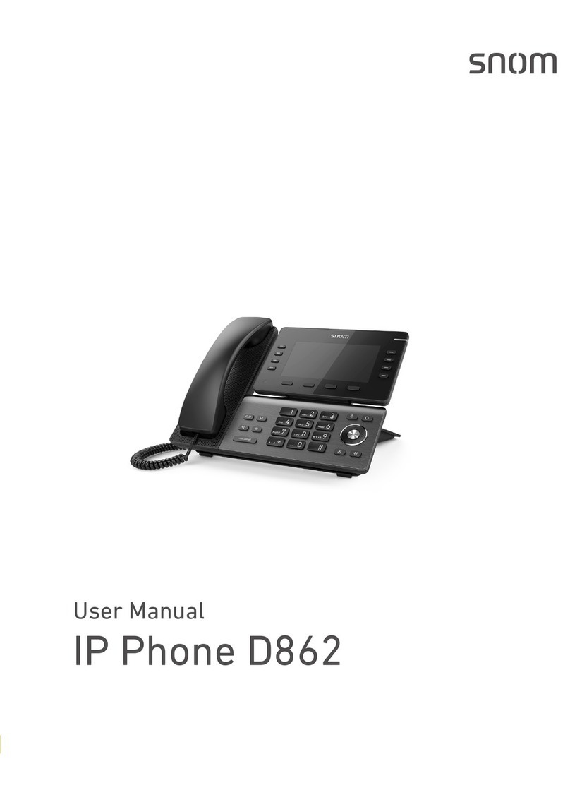 Snom D862 User manual