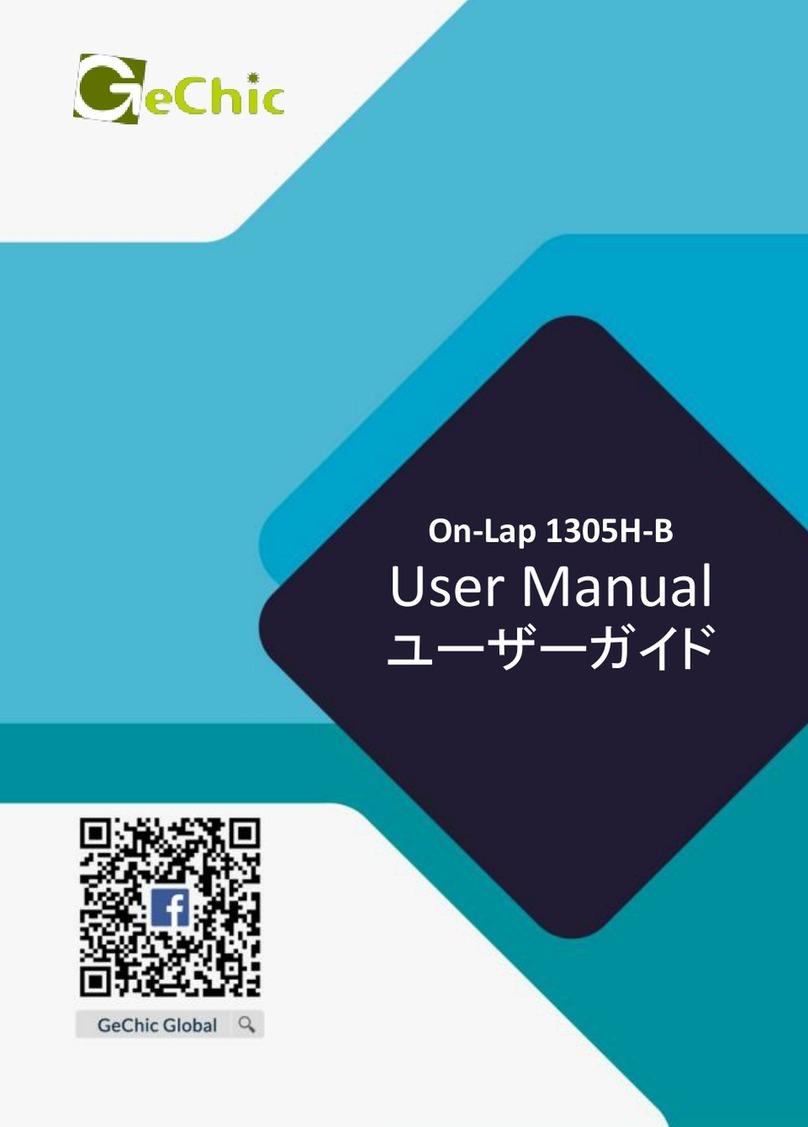 GeChic On-Lap 1305H-B User manual GeChic On-Lap 1305H-B User manual