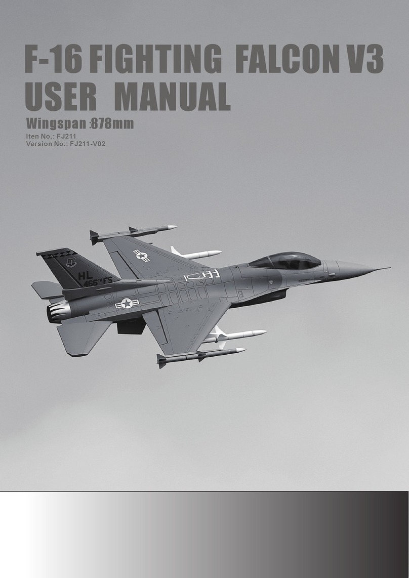 Freewing F-16 FIGHTING FALCON V3 User manual Freewing F-16 FIGHTING FALCON V3 User manual