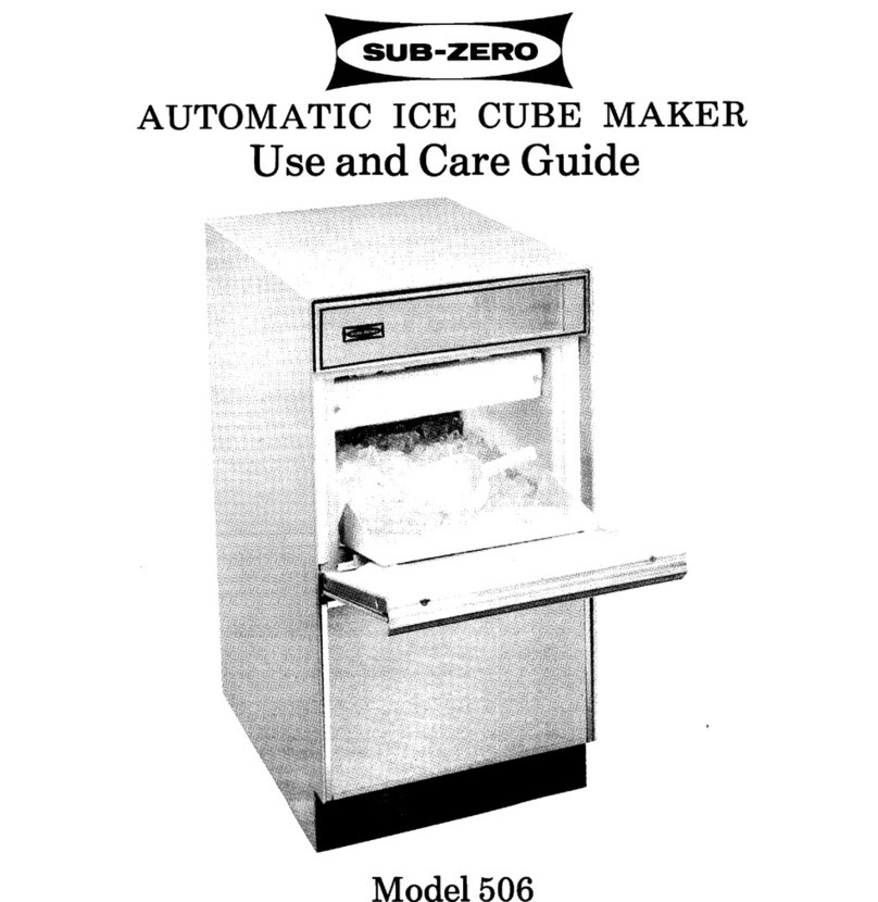 Sub-Zero 506 Use and care guide
