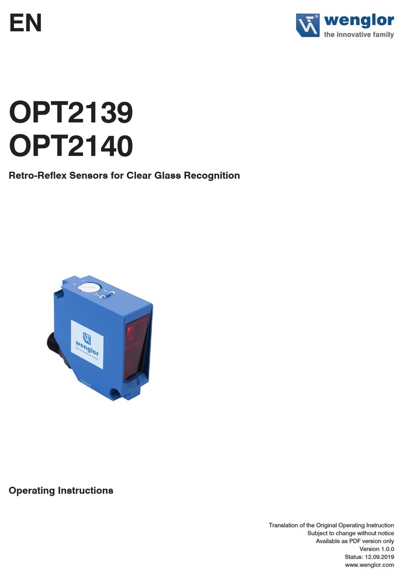 Wenglor OPT2139 User manual
