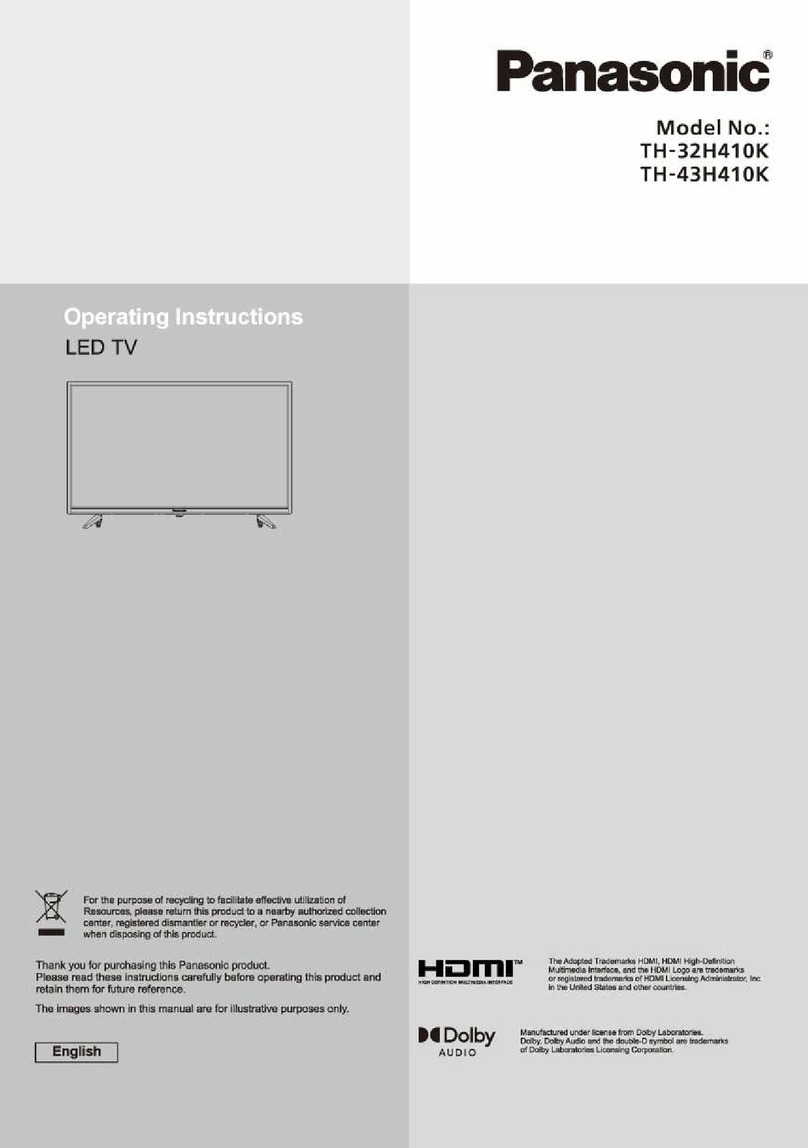 Panasonic TH-32H410K User manual