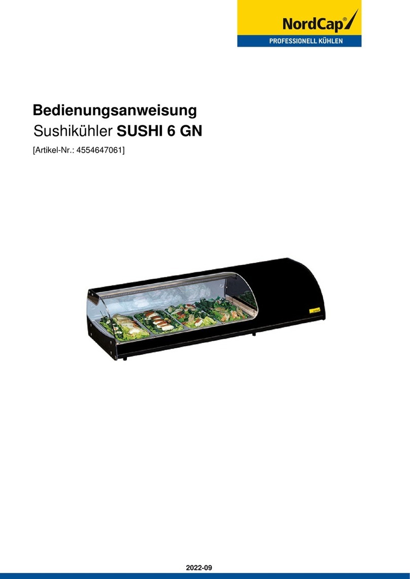Nordcap SUSHI 6 GN User manual Nordcap SUSHI 6 GN User manual