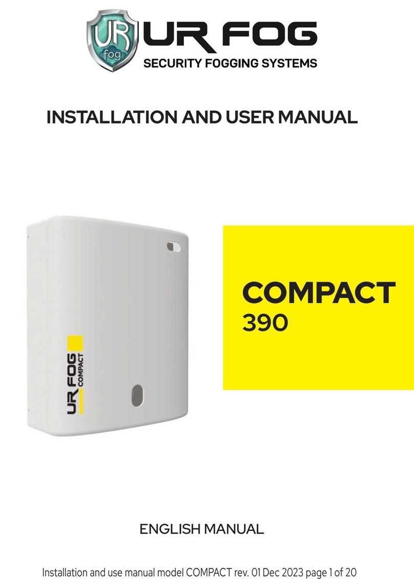 UR FOG COMPACT 390 User manual