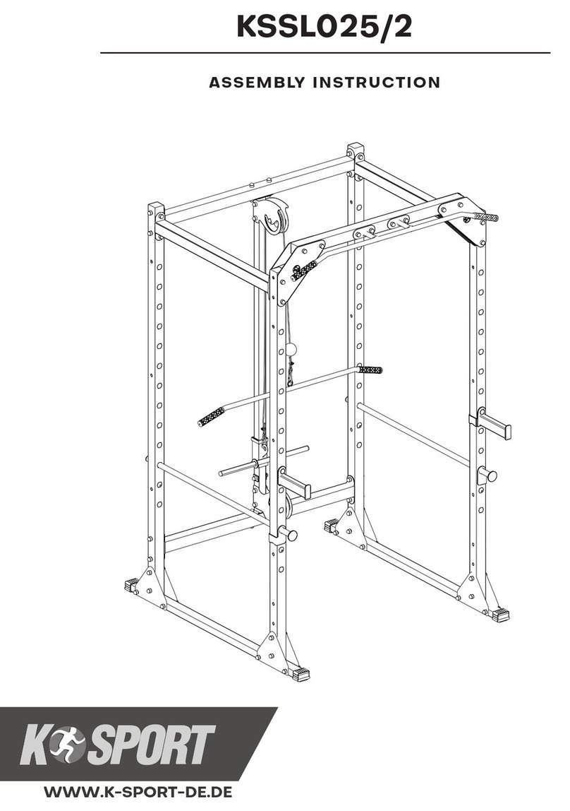 K-SPORT KSSL025/2 Assembly instruction