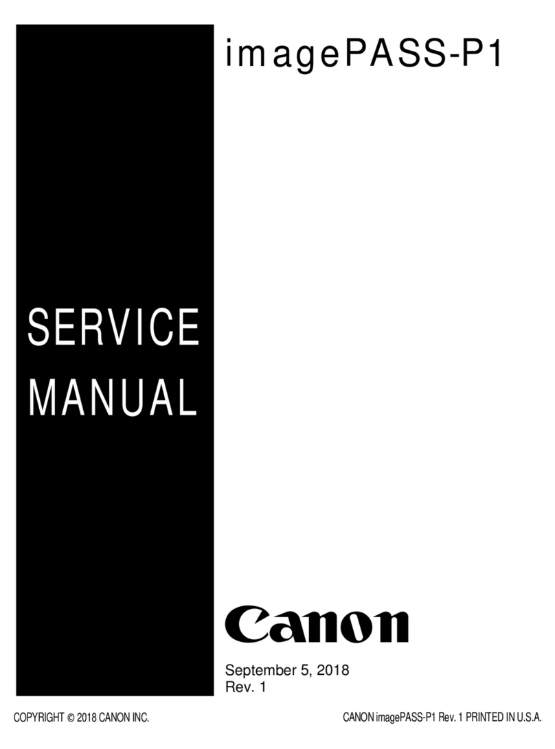 Canon imagePASS-P1 User manual