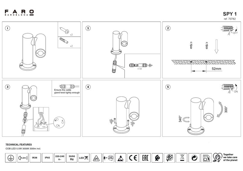 Faro Barcelona SPY 1 manual