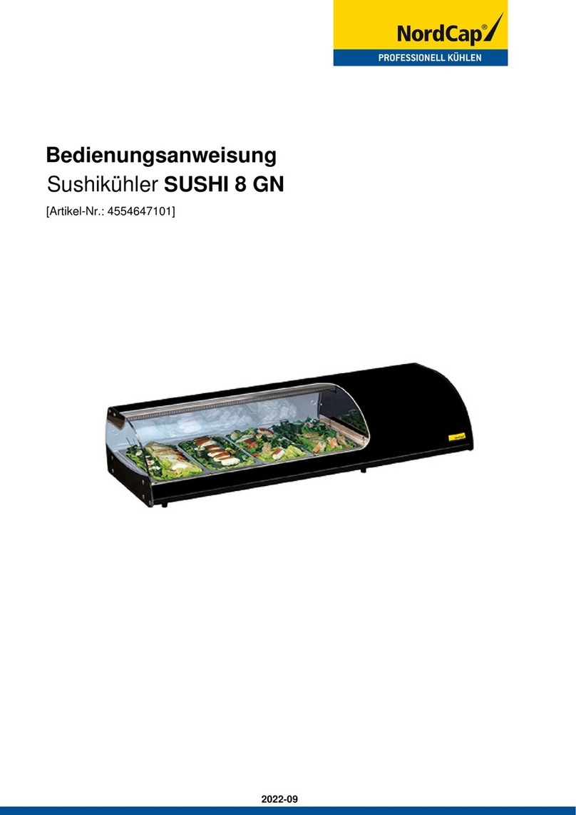 Nordcap SUSHI 8 GN User manual