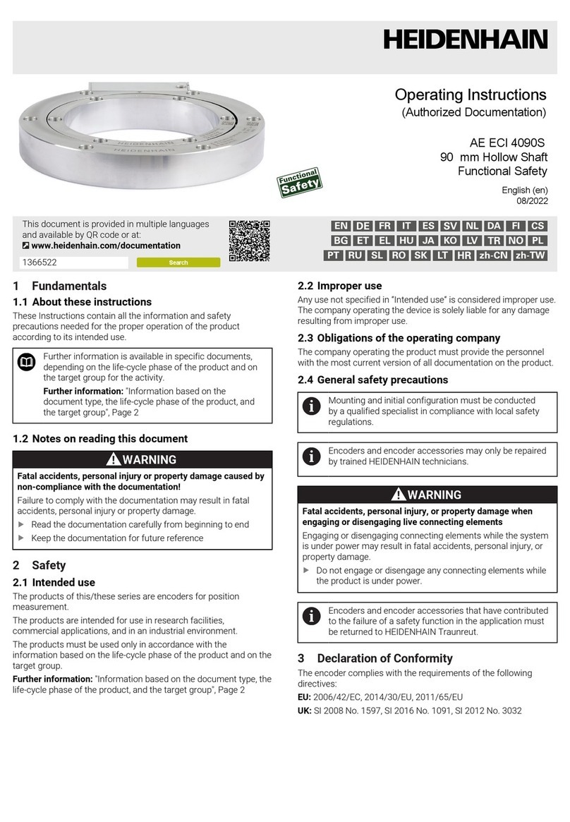 HEIDENHAIN AE ECI 4090S operating instructions