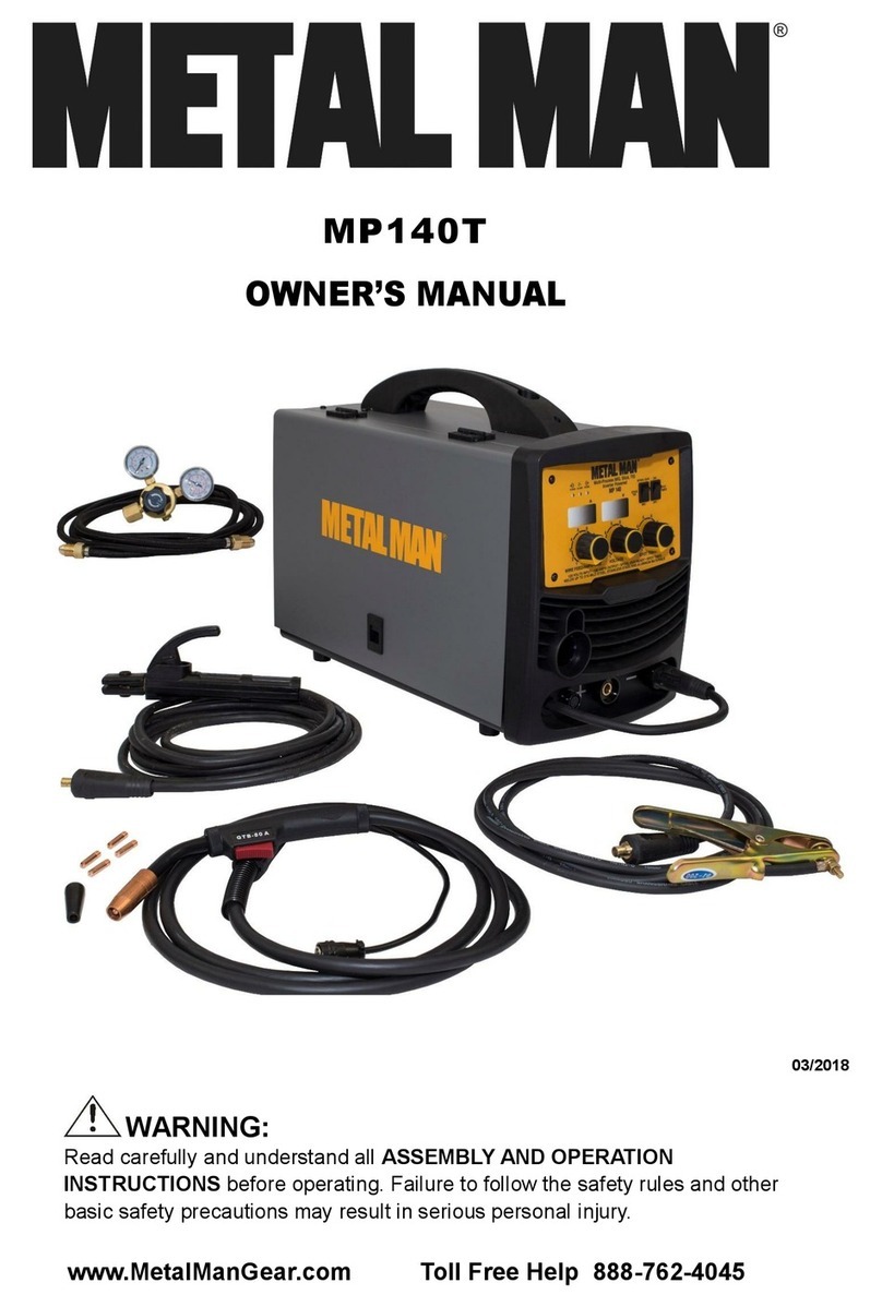Metal Man MP140T owner's manual
