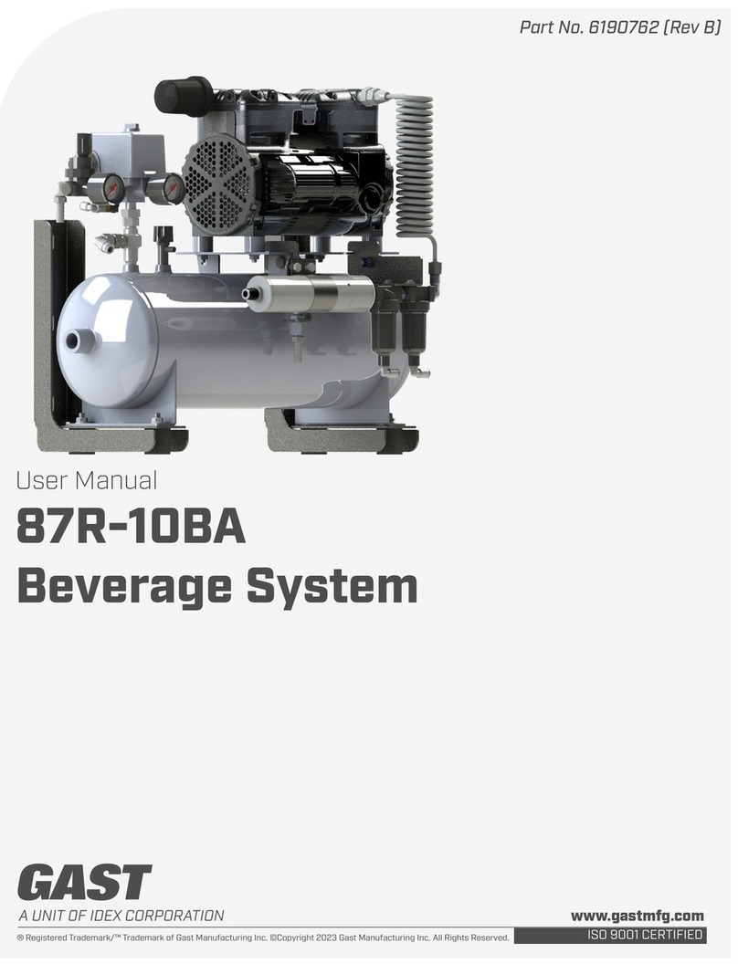 Gast 87R-10BA user manual