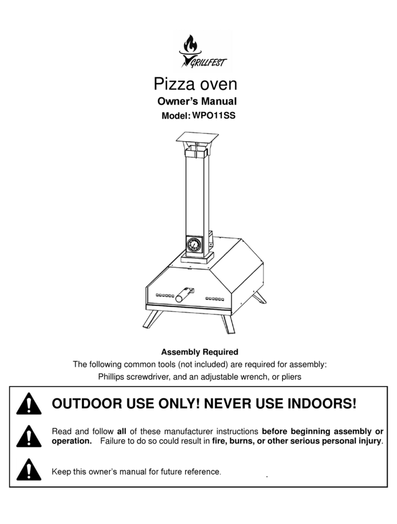 Grillfest WPO11SS owner's manual