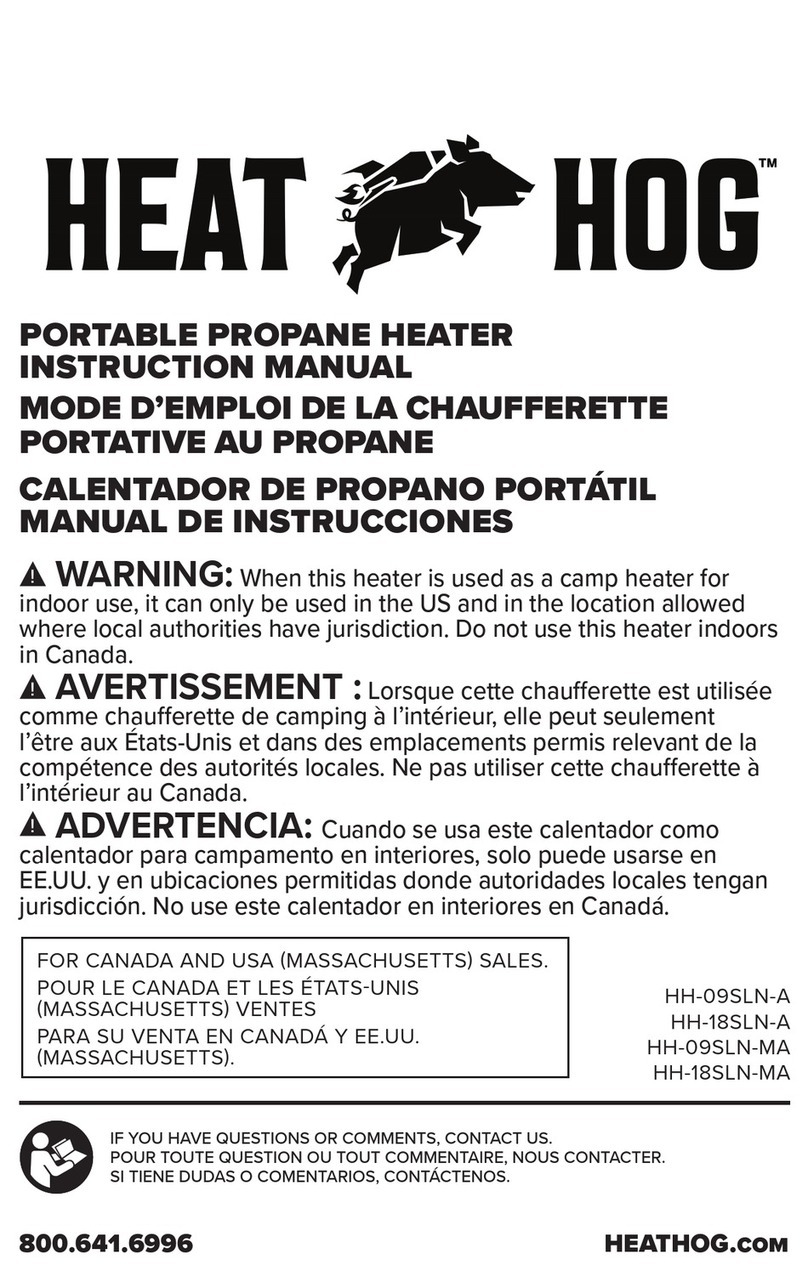HEAT HOG HH-09SLN-A instruction manual