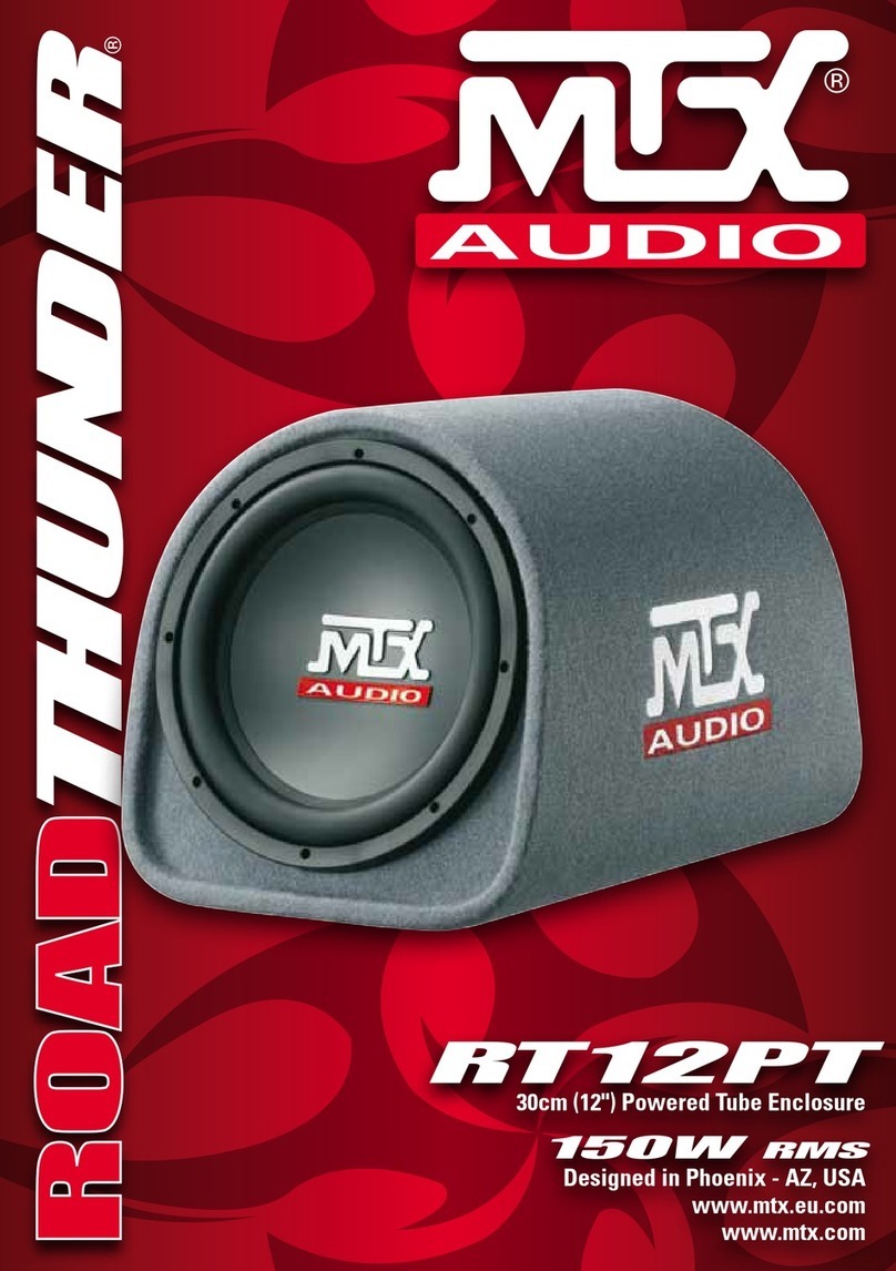 MTX ROADTHUNDER RT12PT owner's manual