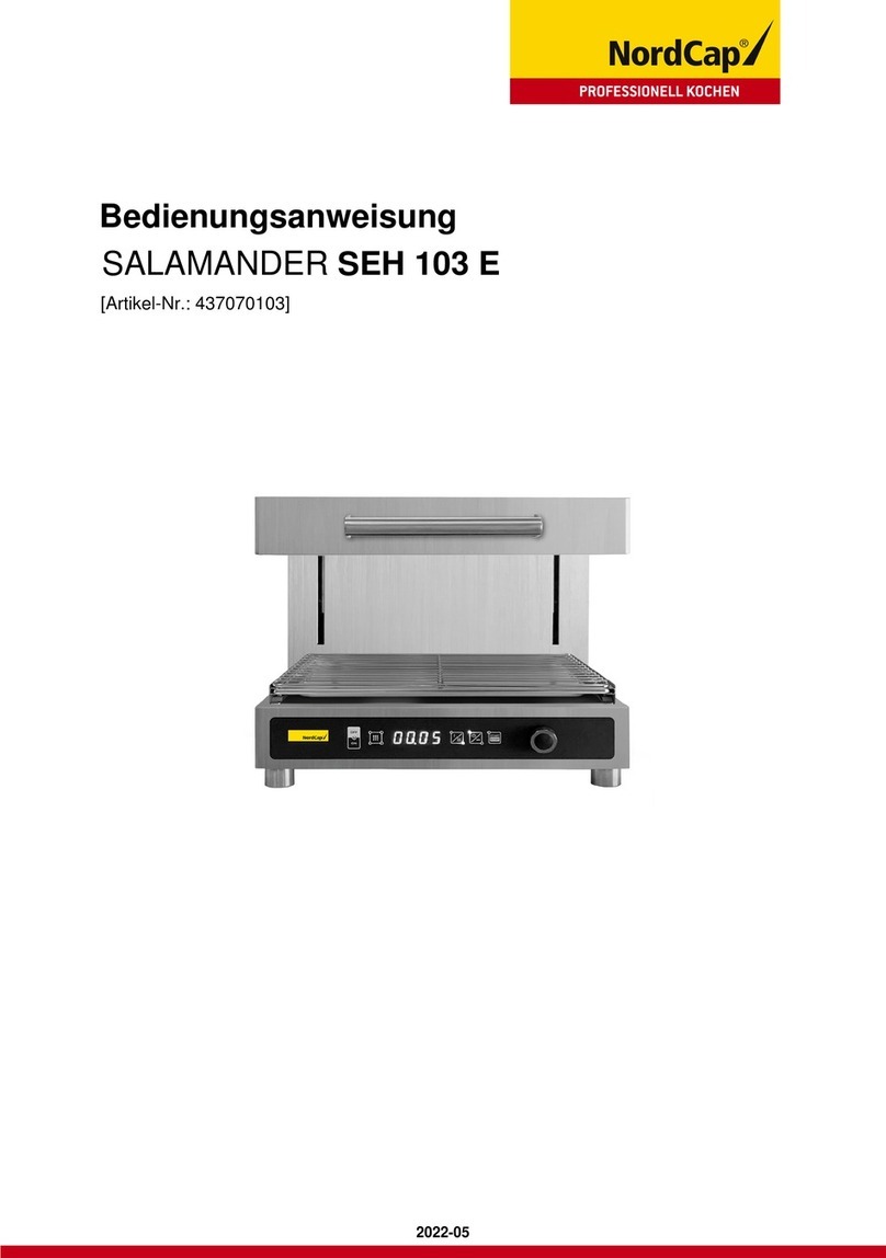 Nordcap SEH 103 E User manual