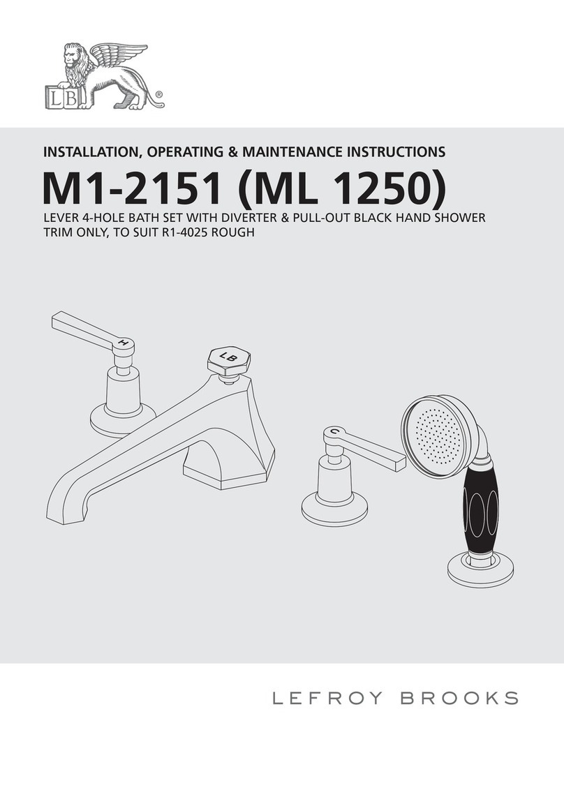 Lefroy Brooks M1-2151 Assembly instructions