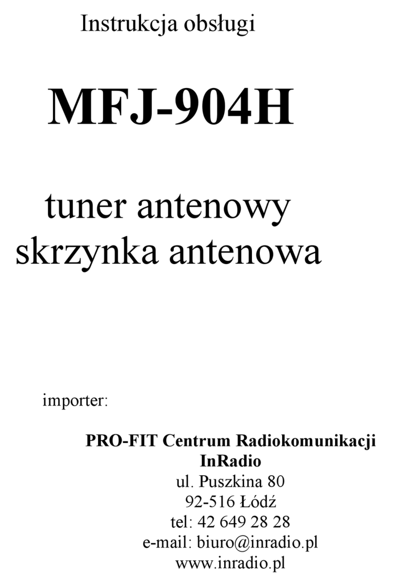 MFJ Enterprises MFJ-904 instruction manual