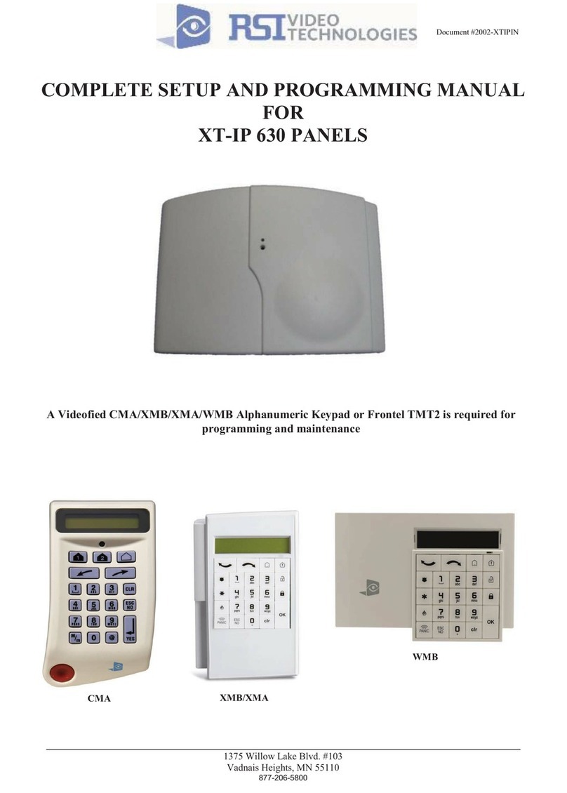 Videofied XT-IP 630 COMPLETE SETUP AND PROGRAMMING MANUAL