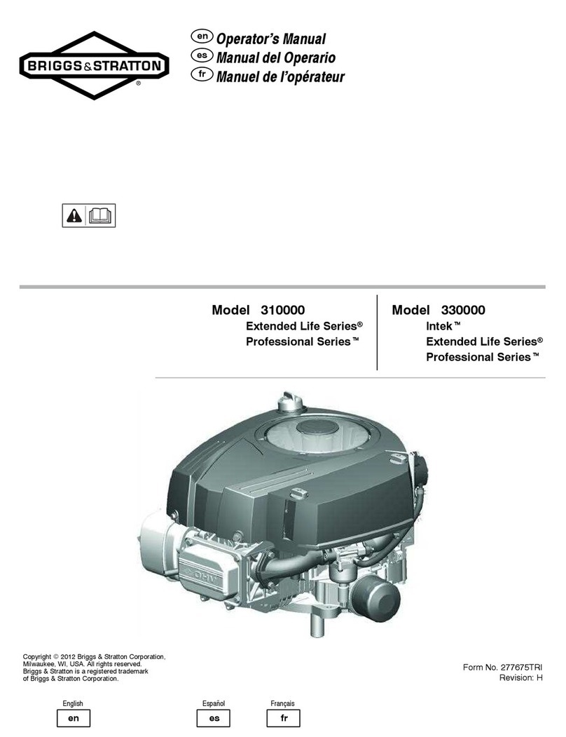 Briggs & Stratton Extended Life Series User manual