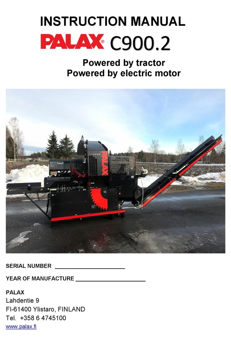Palax C900.2 User manual