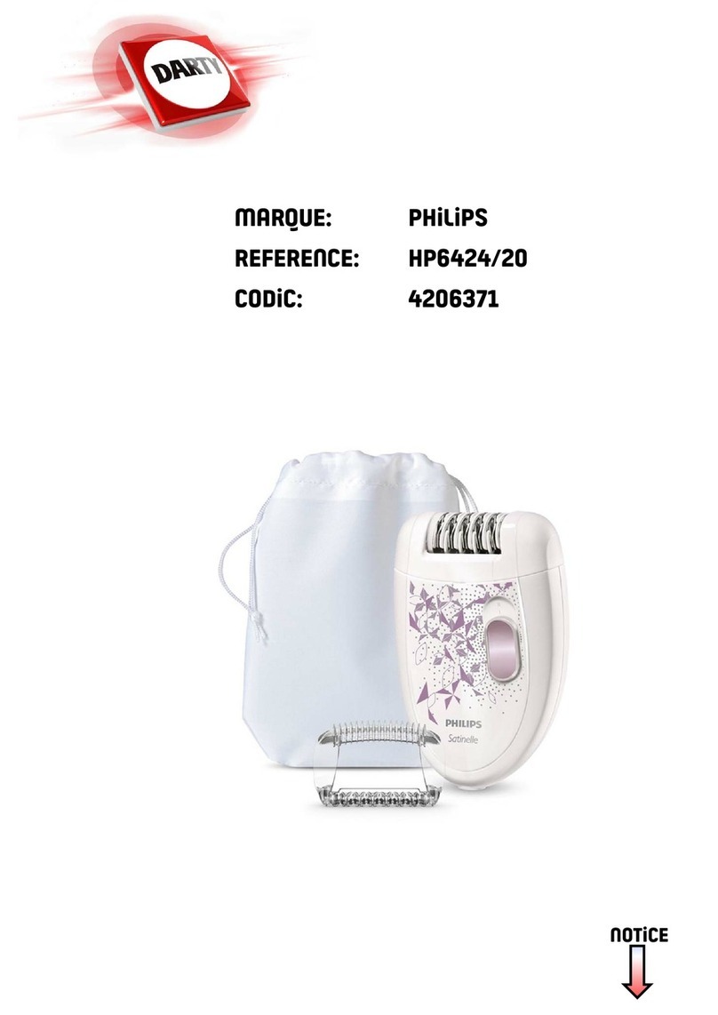 Philips HP6424/20 manual