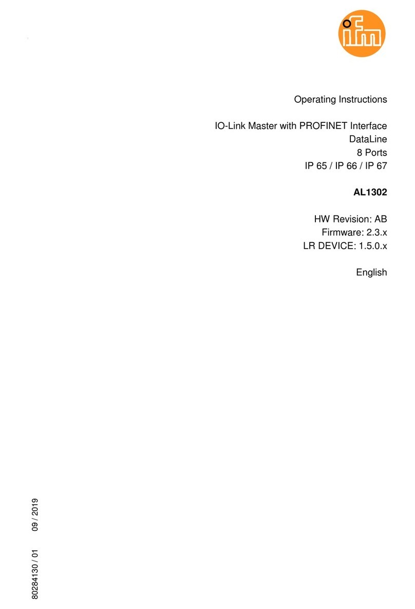 IFM AL1302 operating instructions