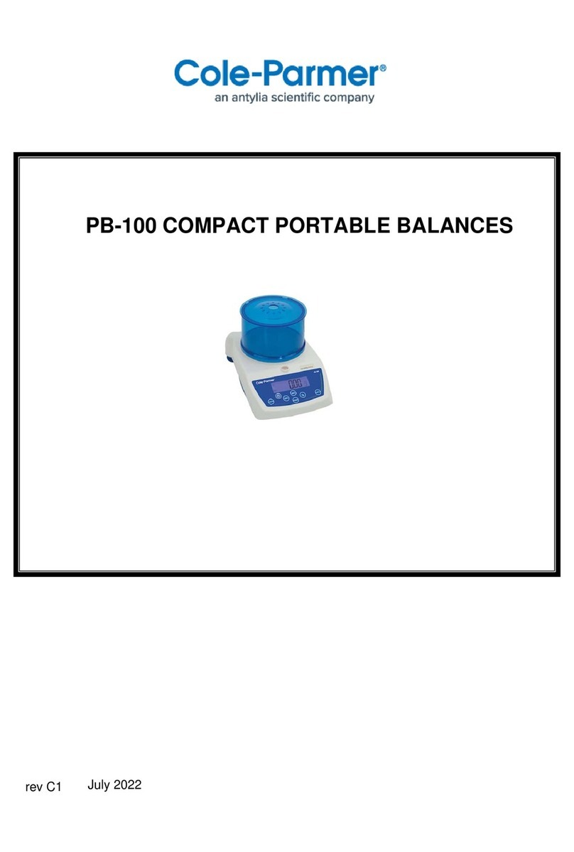 Antylia Scientific Cole-Parmer PB-100 manual