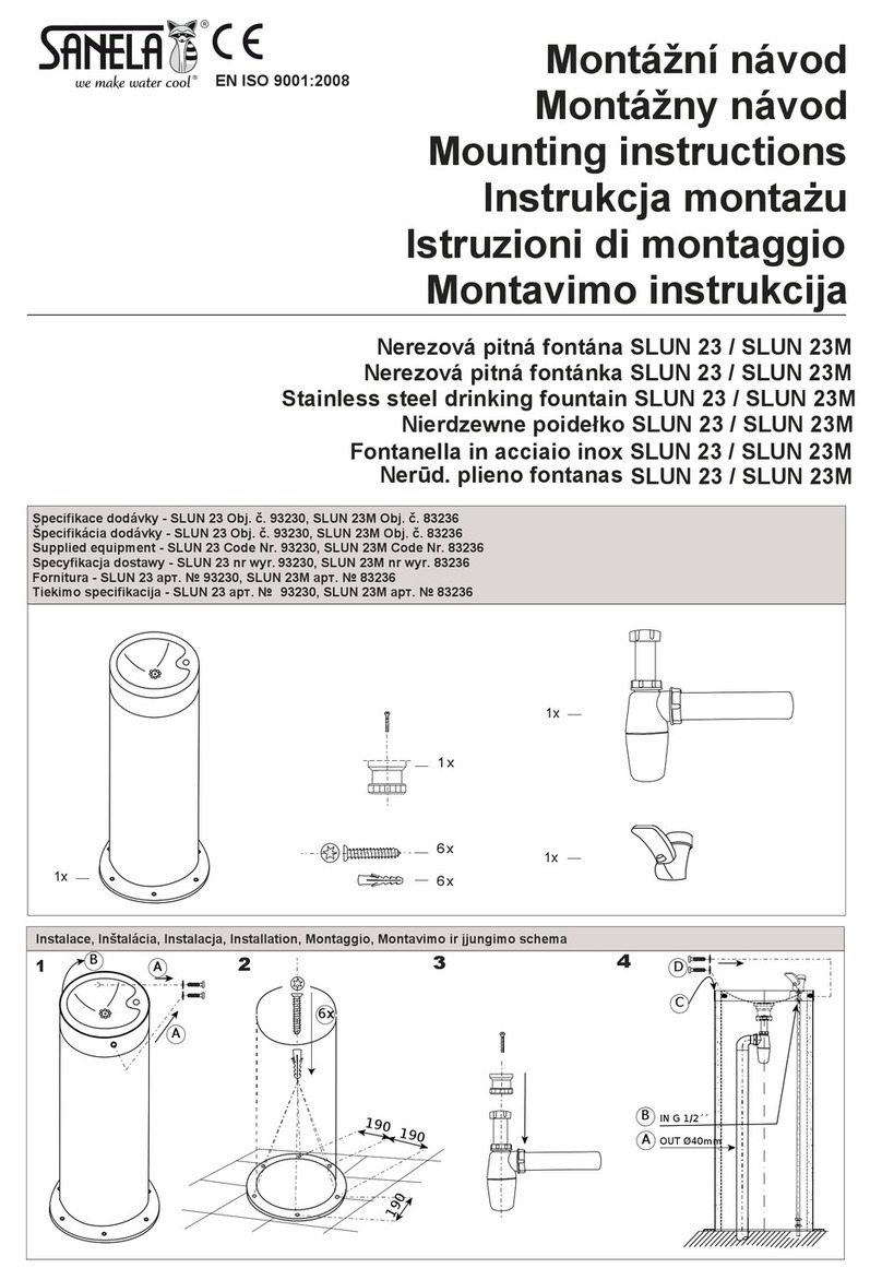 Sanela 93230 Mounting instructions