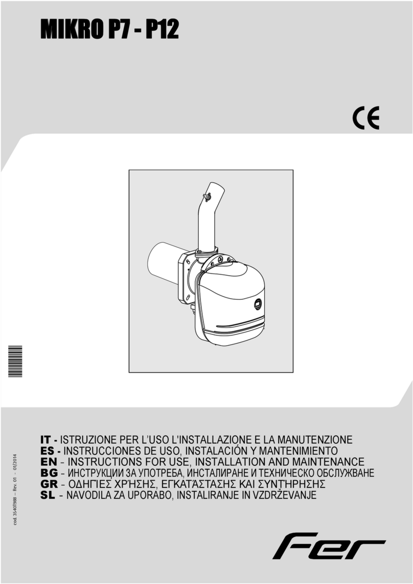 Fer MIKRO P7 Instructions for use