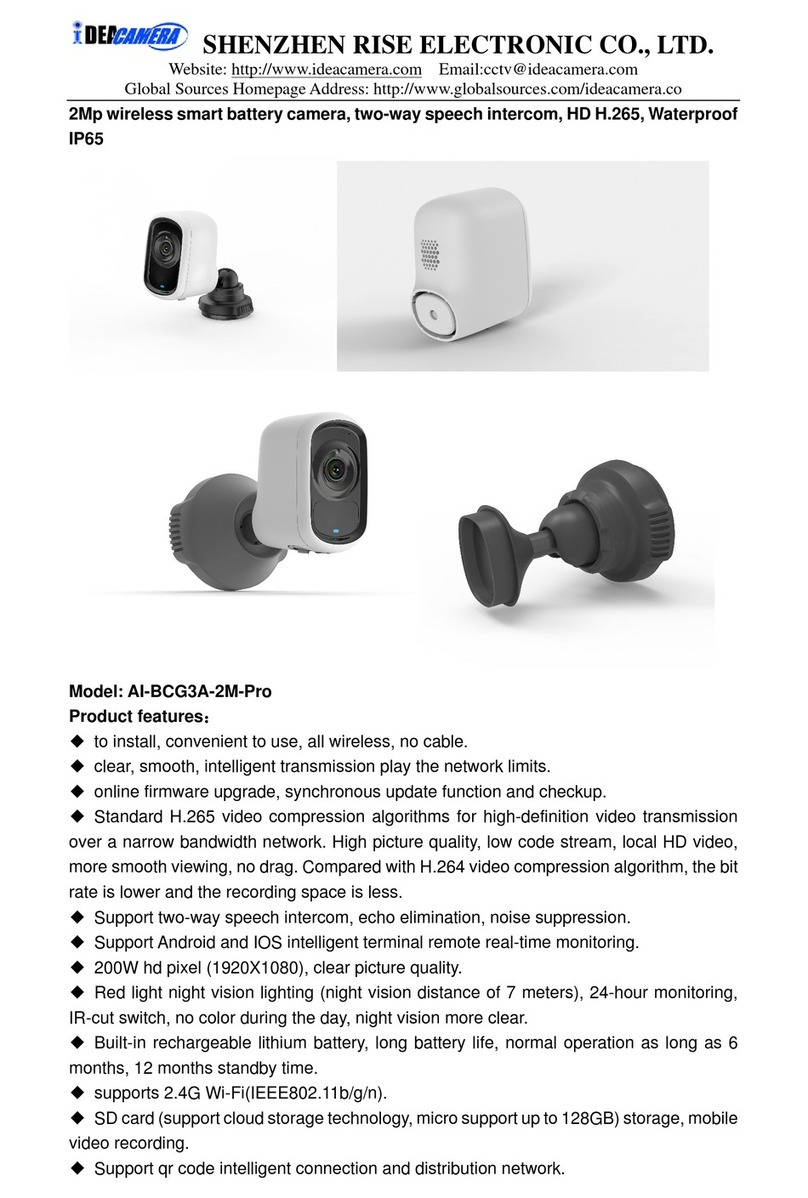 IDEA CAMERA AI-BCG3A-2M-Pro User manual