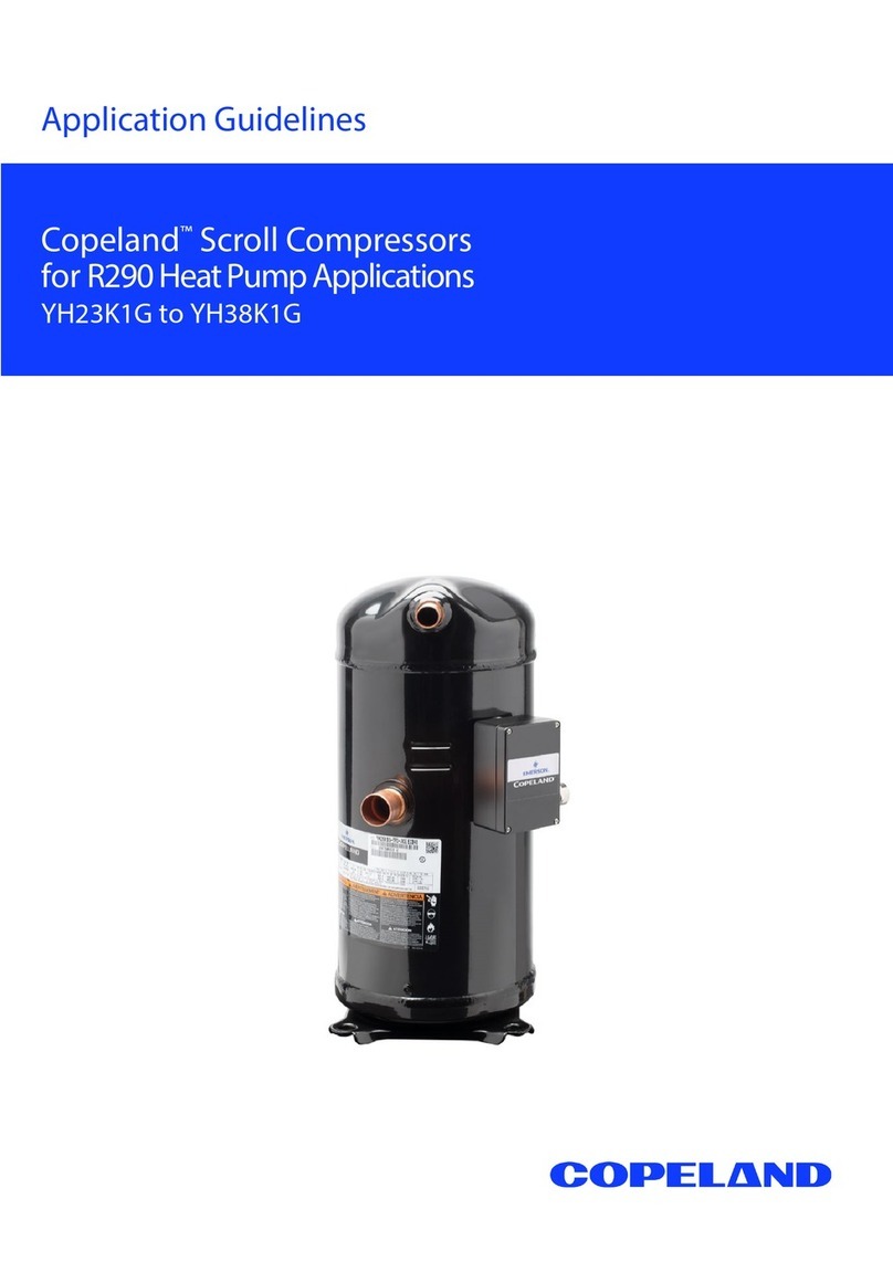 Copeland YH23K1G Instruction Manual
