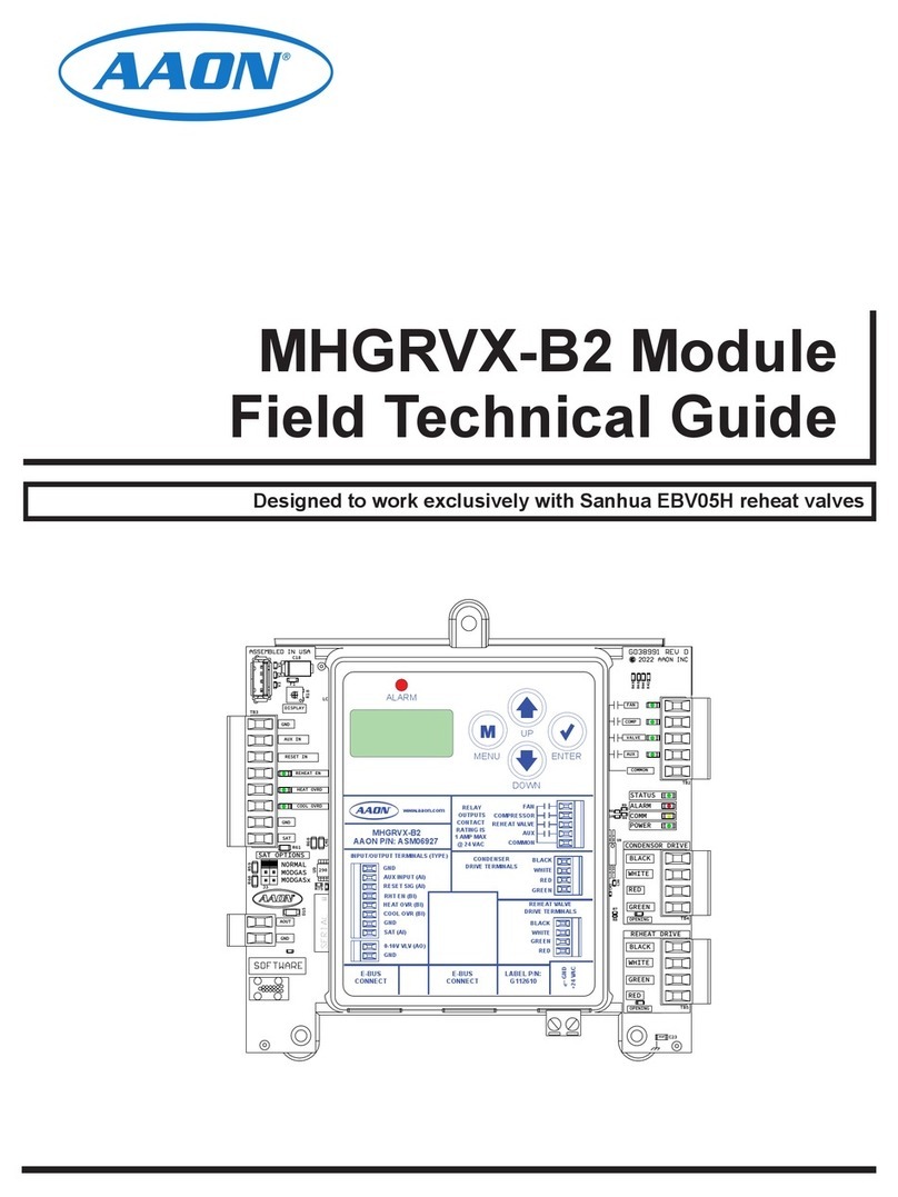 AAON MHGRVX-B2 Field Technical Guide