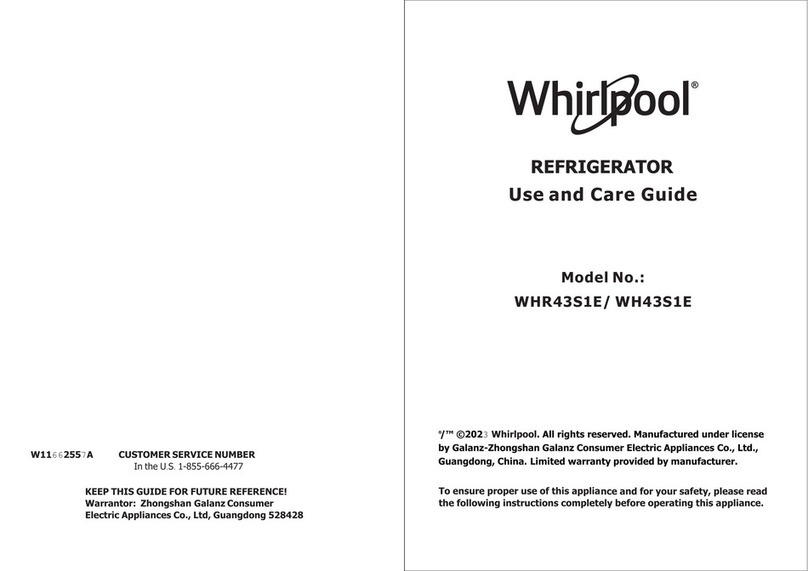 Whirlpool WHR43S1E Use and care guide